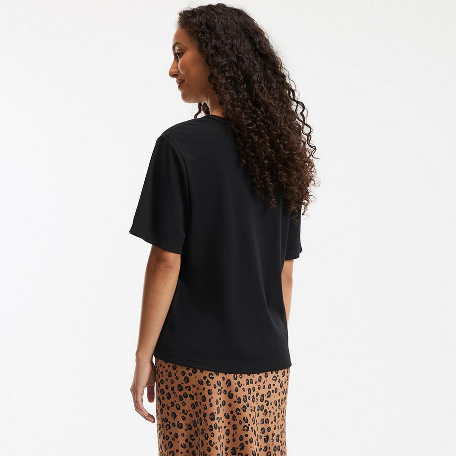 La Redoute Collections Rundhals Kurzarm T-Shirt  