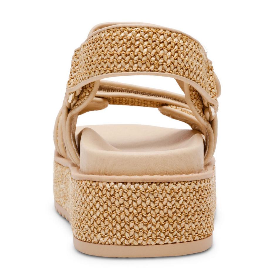 STEVE MADDEN Plateausandalen mit gewebten Riemen  