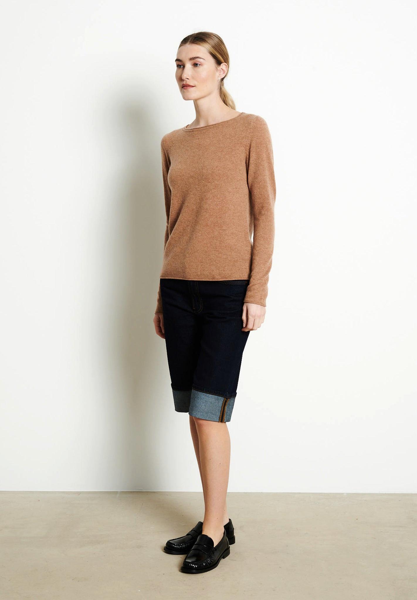 Studio Cashmere8  LILLY 5 Bootskragen Pullover - 100% Kaschmir 