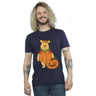 Winnie the Pooh Winnie the Pooh Halloween Zucca T-Shirt Grafica  