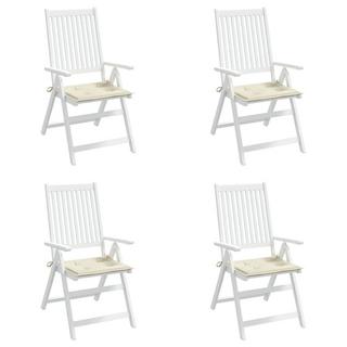 VidaXL Coussins de chaise de jardin 4 pcs   40x40x3 cm  