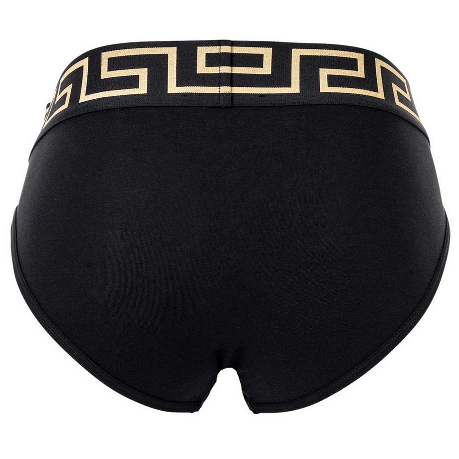 VERSACE Topeka Bi-Stretch Cotone Organico Jersey Slip Confezione da 3  