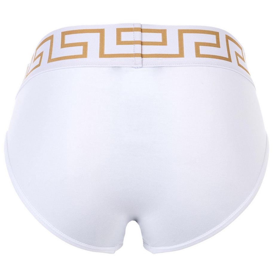 VERSACE Topeka Bi-Stretch Cotone Organico Jersey Slip Confezione da 3  