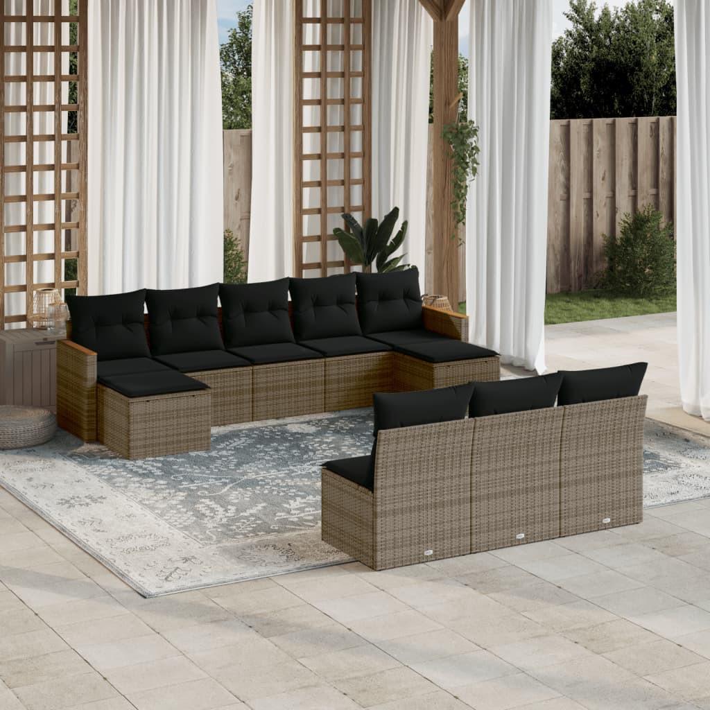 VidaXL Garten sofagarnitur poly-rattan  