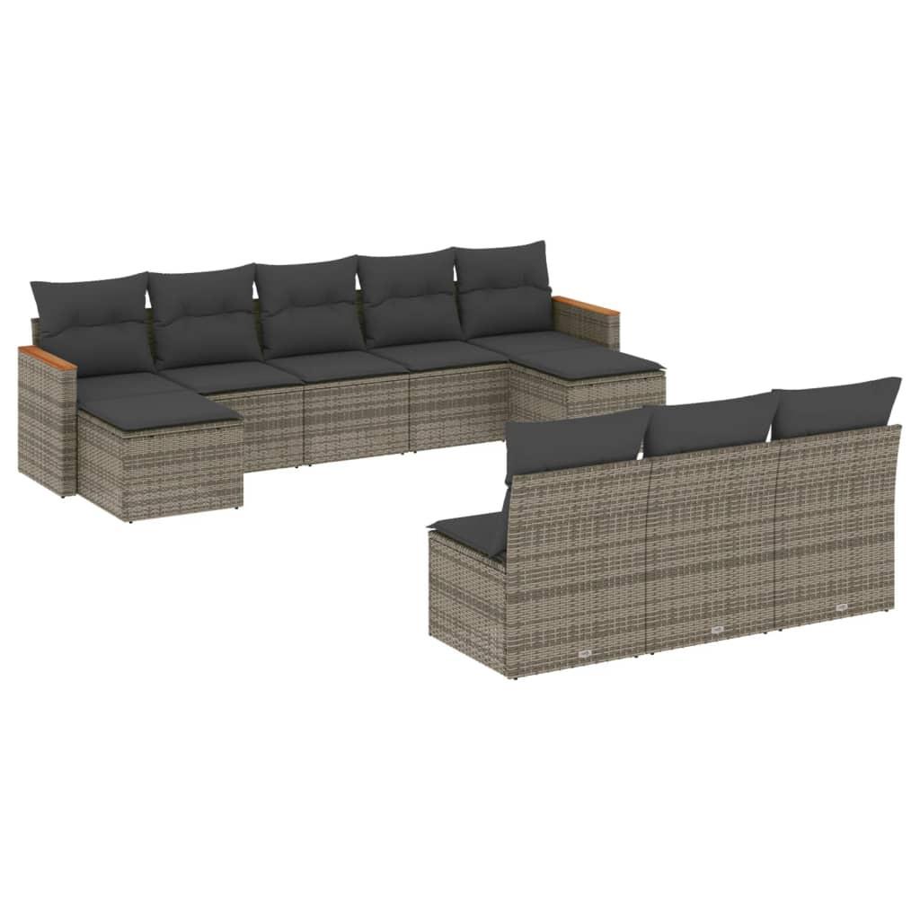 VidaXL Garten sofagarnitur poly-rattan  