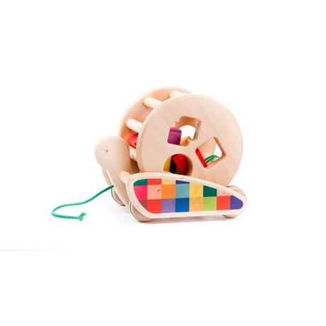 Bajo  Ziehspielzeug Schnecke natur 