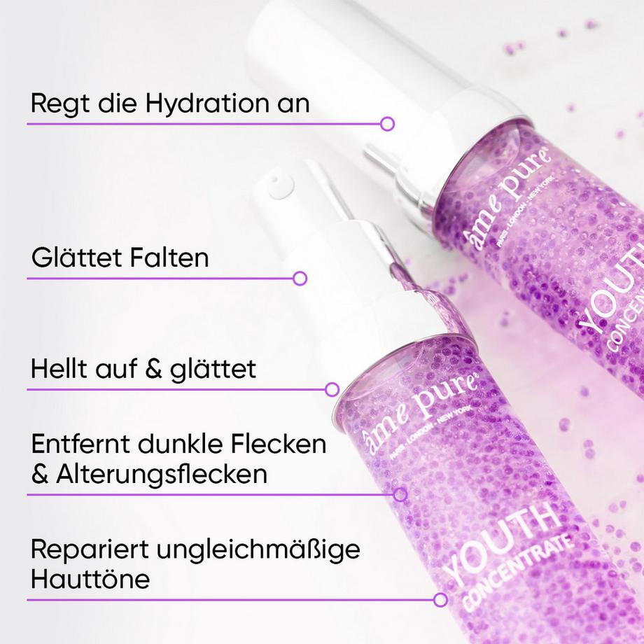 âme pure  Youth Concentrate Serum/ Anti-Aging-Wirkung Hyaluron Gesichtsserum/ Intensive Feuchtigkeitsversorgung 
