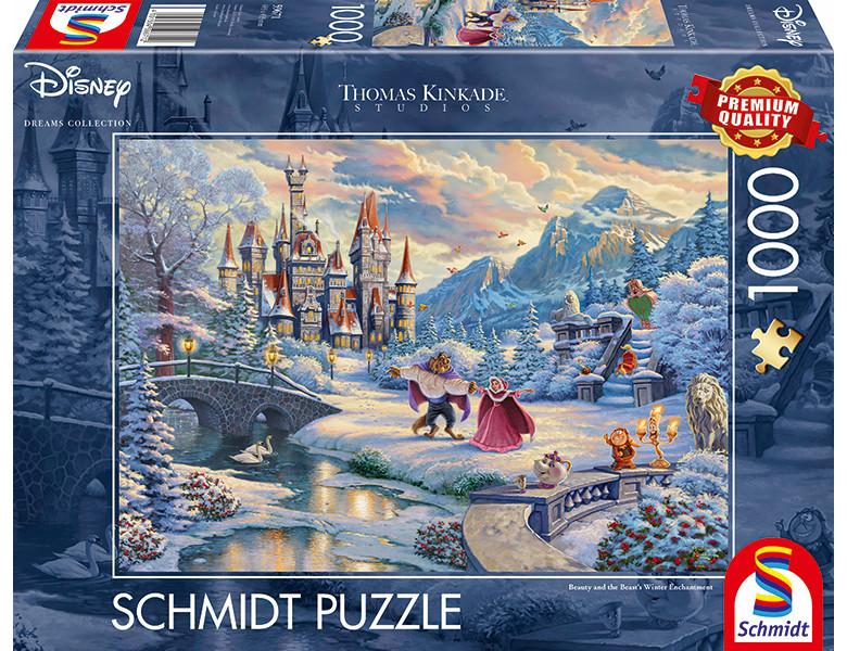 Schmidt Spiele  Schmidt Disney, Belle und das Biest im Schnee, 1000 Teile 