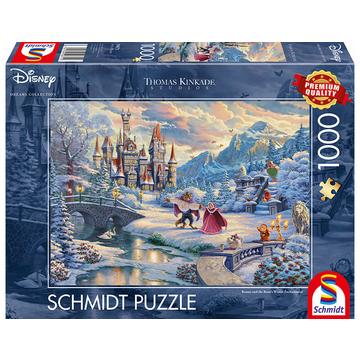 Puzzle Schmidt Disney La Belle et la Bête - 1000 pièces - 12 ans et plus