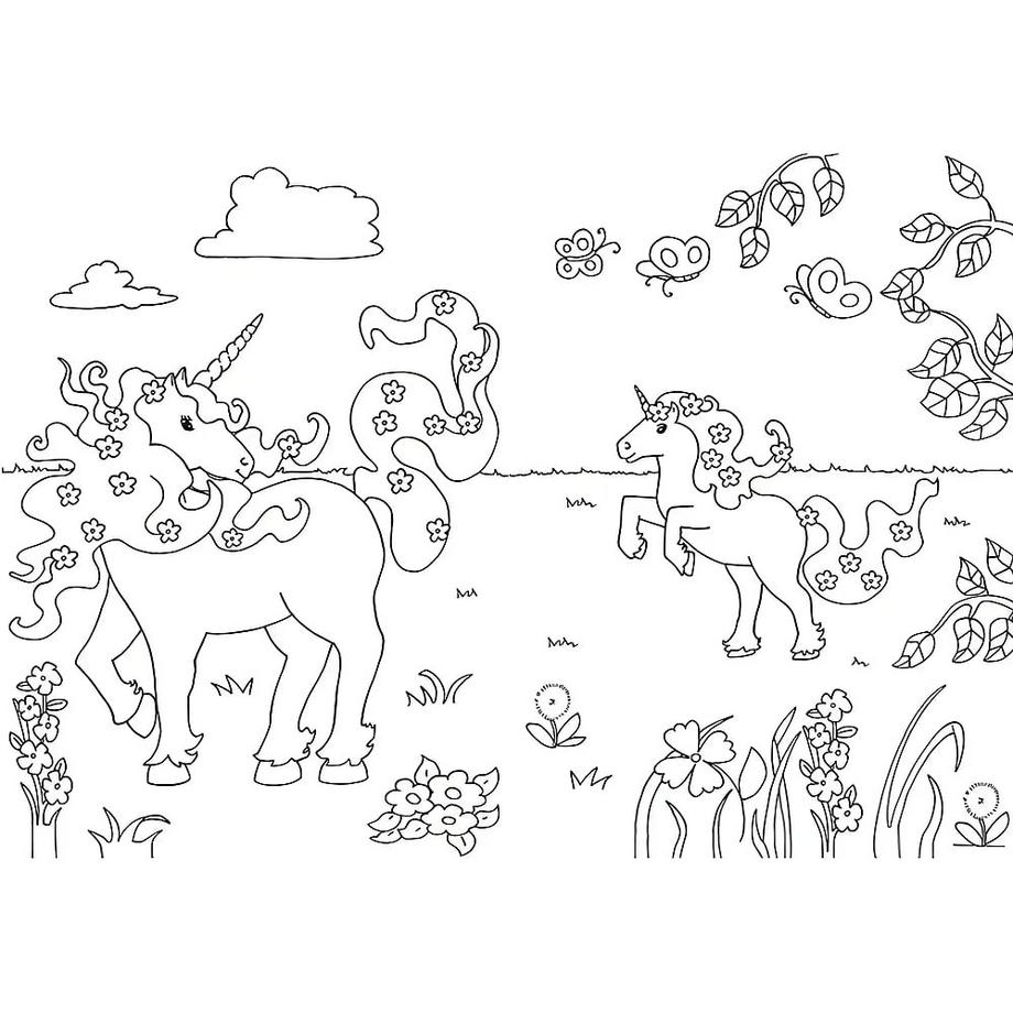 Tessloff  Glitzer-Sticker Malbuch. Einhörner 