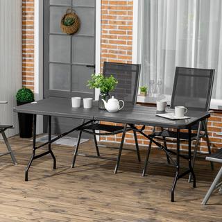 Outsunny Table de jardin  