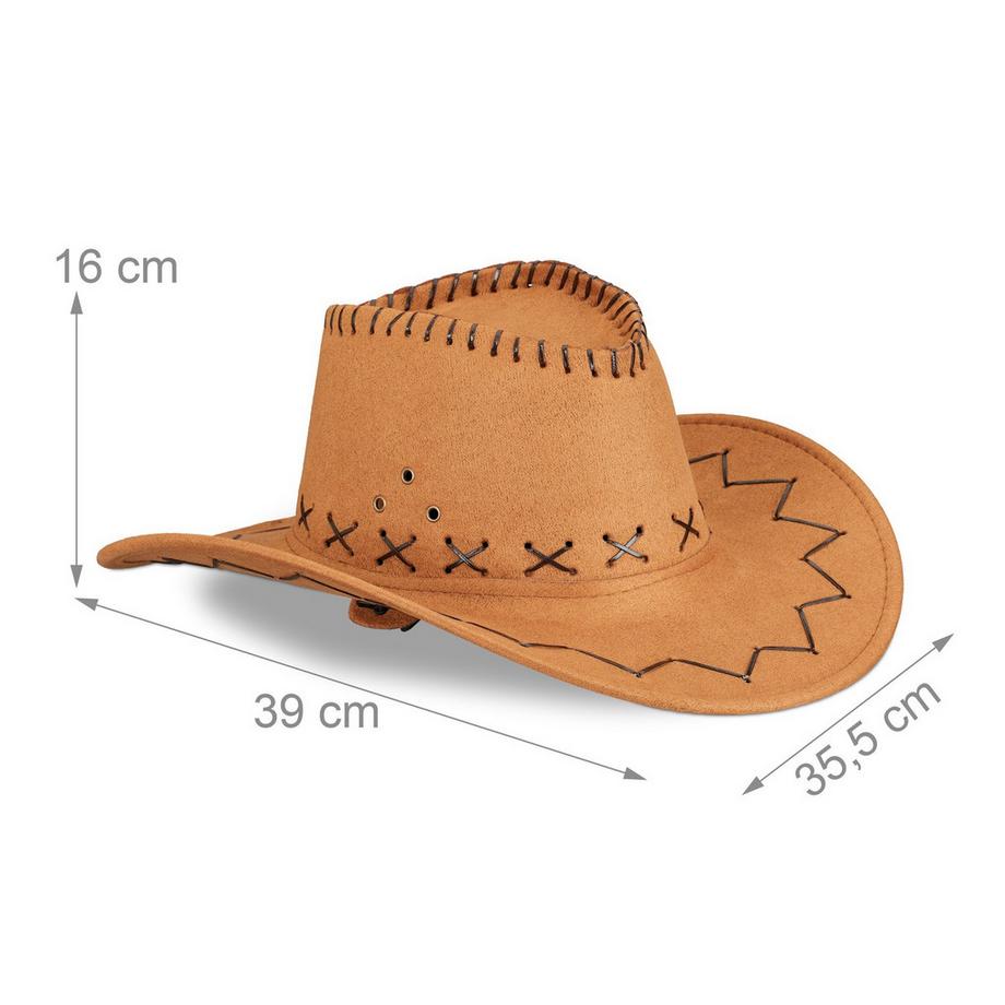 Northio Karneval Cowboyhut  