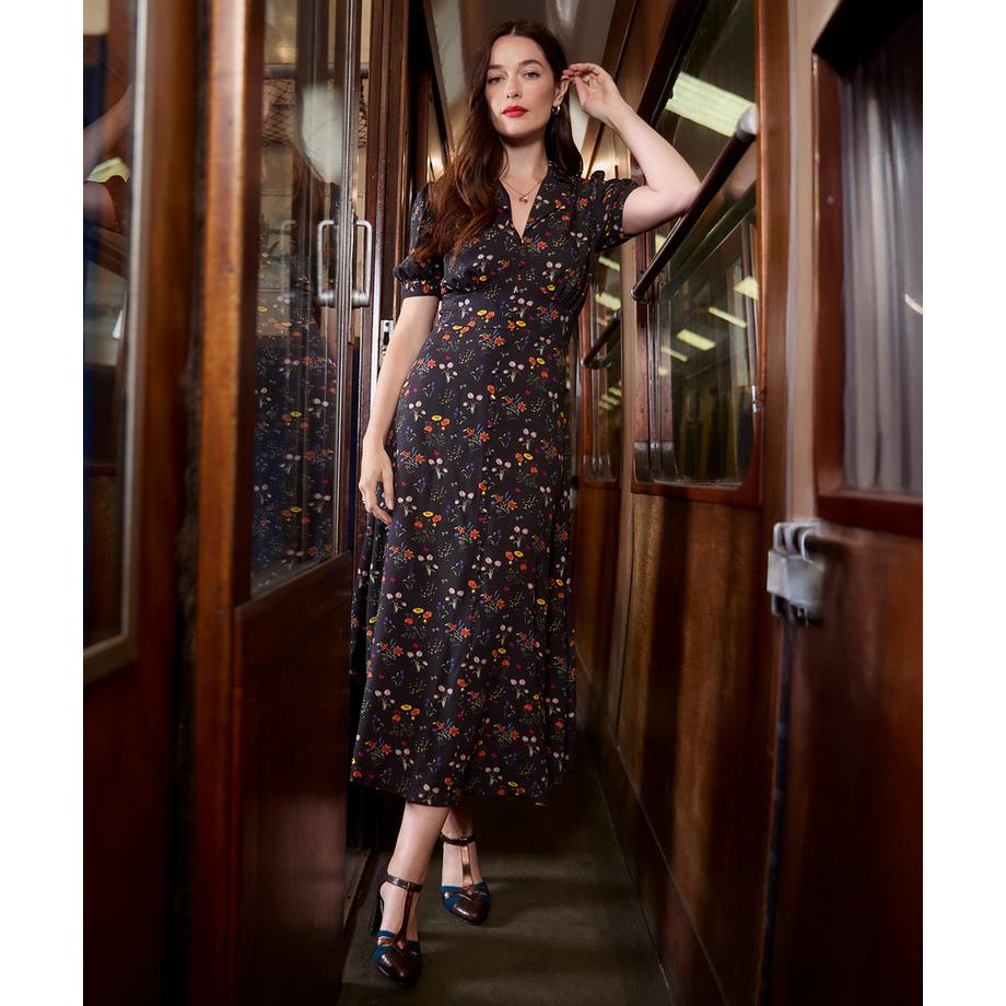 Joe Browns Robe Midi Fleurie Vintage  