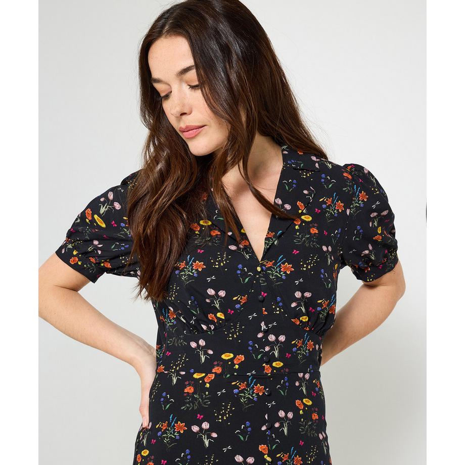 Joe Browns Robe Midi Fleurie Vintage  