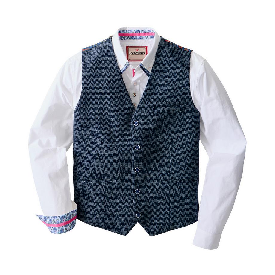Joe Browns Gilet Charmante a Spina di Pesce  