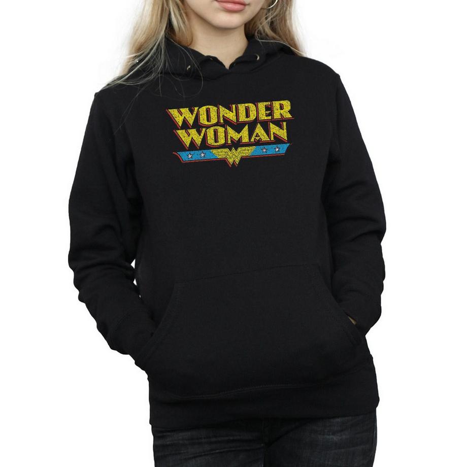 DC COMICS Wonder Woman Logo Felpa con Cappuccio  