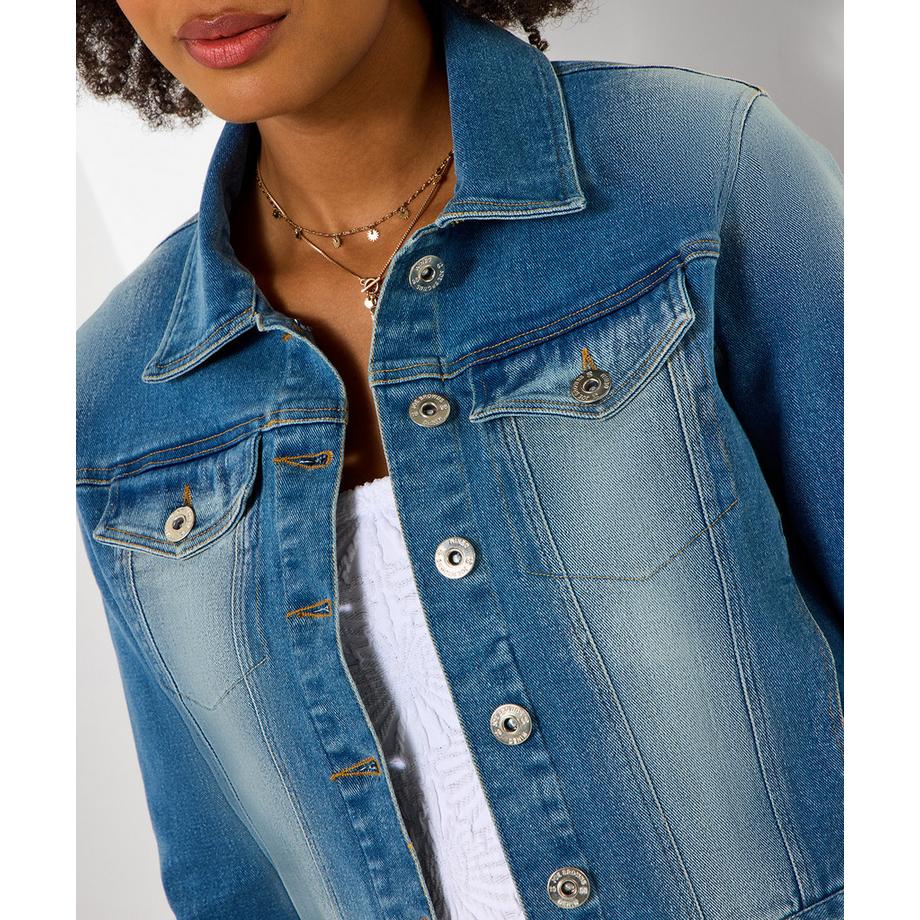 Joe Browns Jeansjacke mit Applikationen und Stickerei  