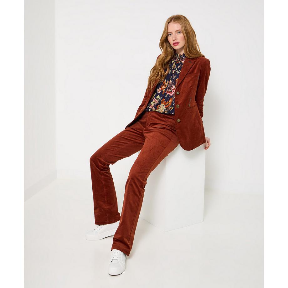 Joe Browns Moleskin Velvetjacke mit Ziernähten  