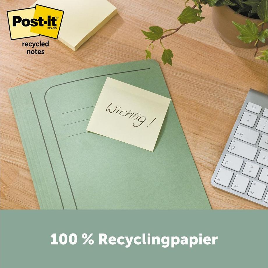 Post-It Notizzettel Recycling Notes  