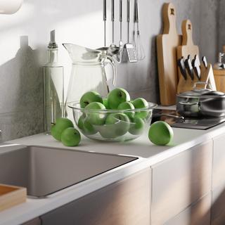 Northix Glas-Salatschüsseln 2er-Pack  