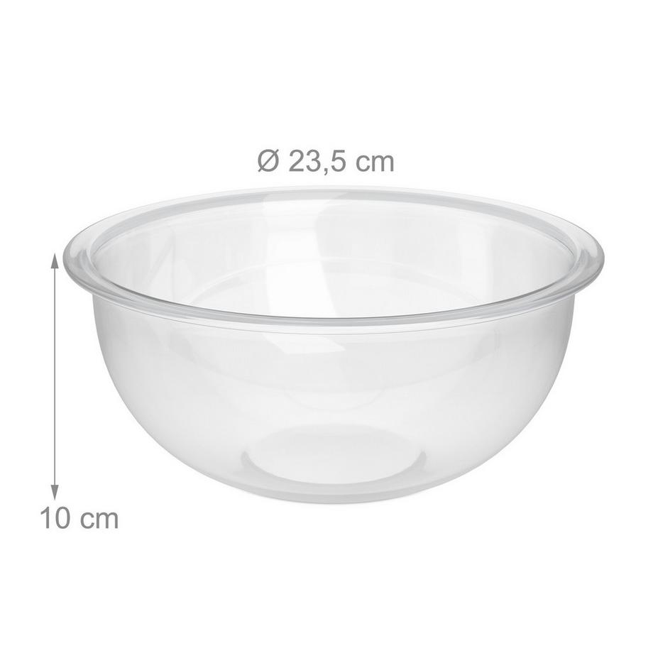 Northix Ciotole per insalata in vetro, confezione da 2  