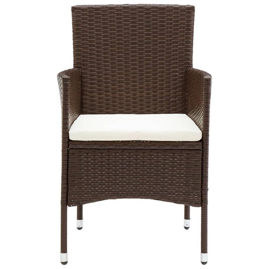 VidaXL set da pranzo da giardino Polirattan  