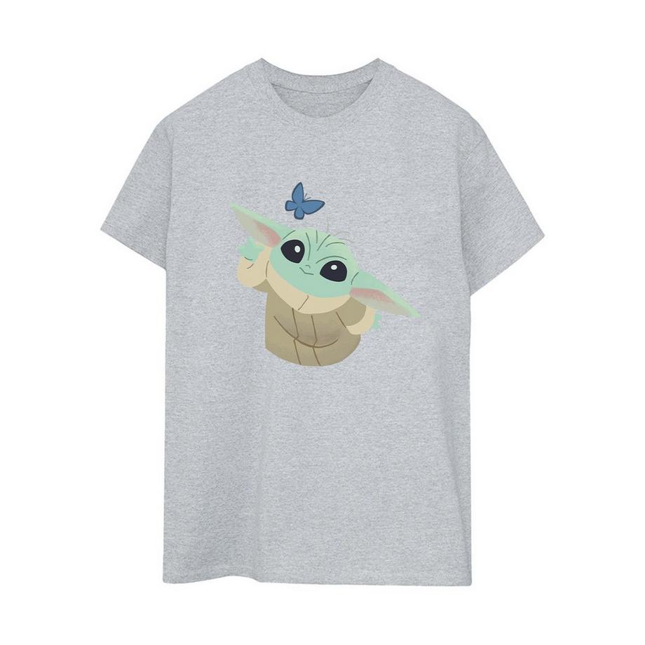Tshirt THE MANDALORIAN BUTTERFLY CATCHING