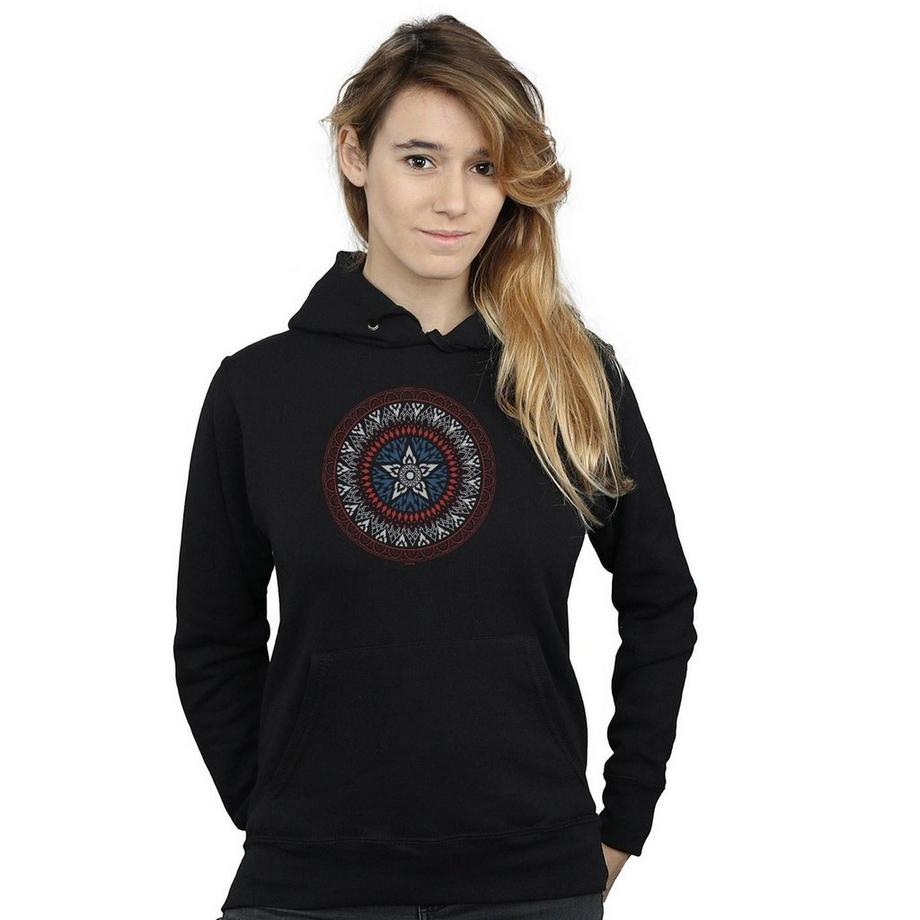 MARVEL Captain America Mandala Kapuzenpullover  
