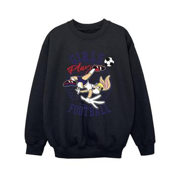 Girls Play Football Sweatshirt