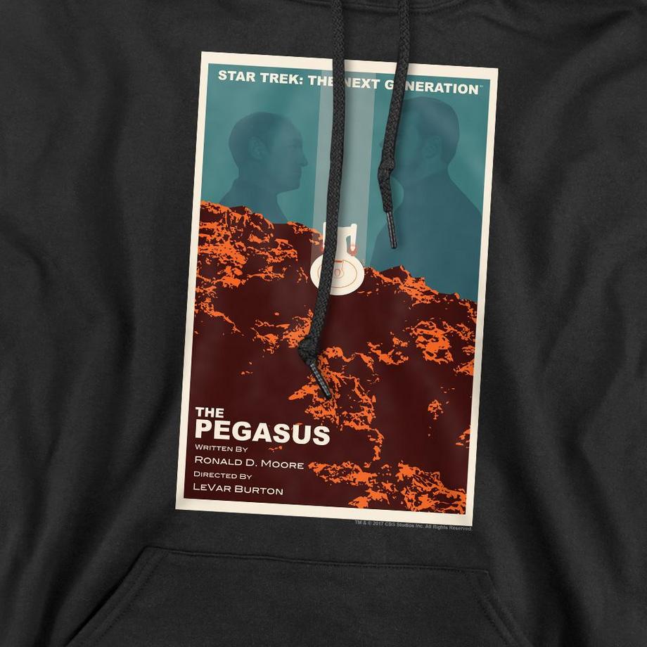 Star Trek The Next Generation Season 7 Episode 12 Felpa con cappuccio  