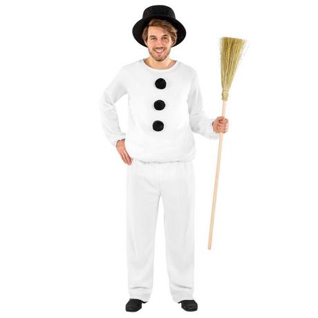 Tectake  Costume de bonhomme de neige pour homme 