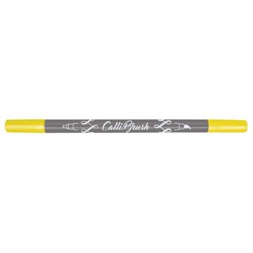 ONLINE Callibrush Pen Double Tip 2mm 19053/6 Fluo Yellow