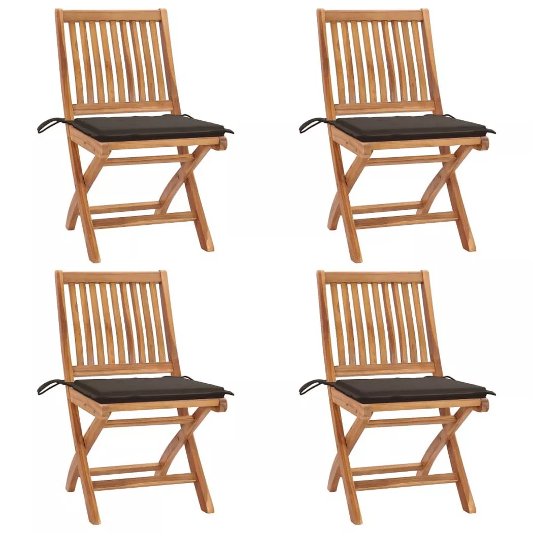 VidaXL - Gartenstuhl holz, One Size, Braun