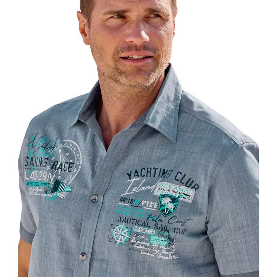 Atlas For Men Camicia Flame Maniche Corte  