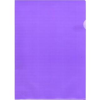 BÜROLINE BÜROLINE Sichtmappen PP A4 667306 violett, matt 10 Stück  