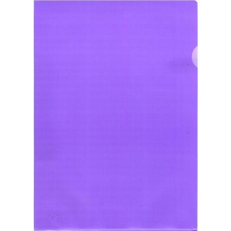 BÜROLINE BÜROLINE Sichtmappen PP A4 667306 violett, matt 10 Stück  
