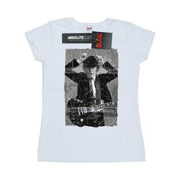 ACDC Angus Young Distressed Photo TShirt