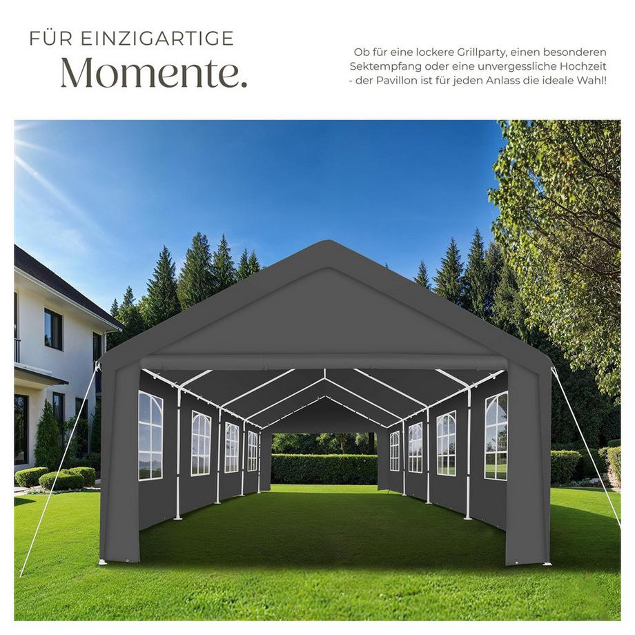 Tectake Tendone per feste Mammut  8 x 4 m  