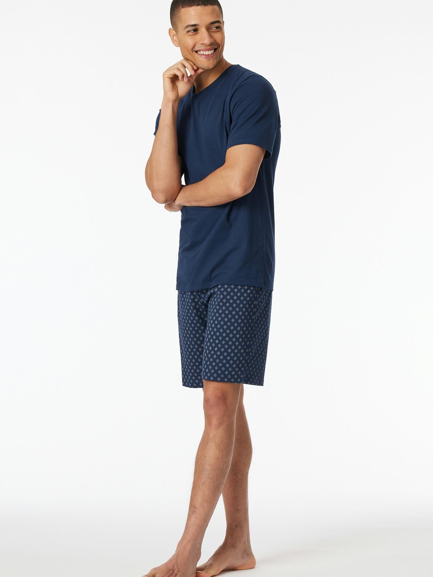 Schiesser Casual Essentials Kurzer Pyjama  