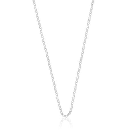 MUAU Schmuck  Collier Erbs Weissgold 750, 2.4mm, 45cm 