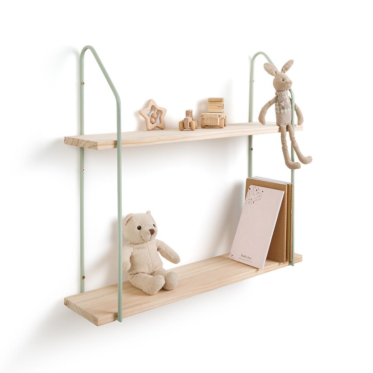 La Redoute Intérieurs Etagère murale double pin métal fer L65 cm  