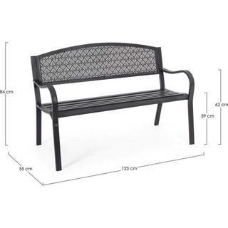 mutoni Banc de jardin Lizette anthracite  