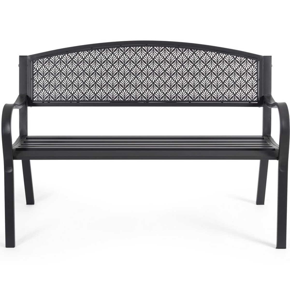 mutoni Banc de jardin Lizette anthracite  