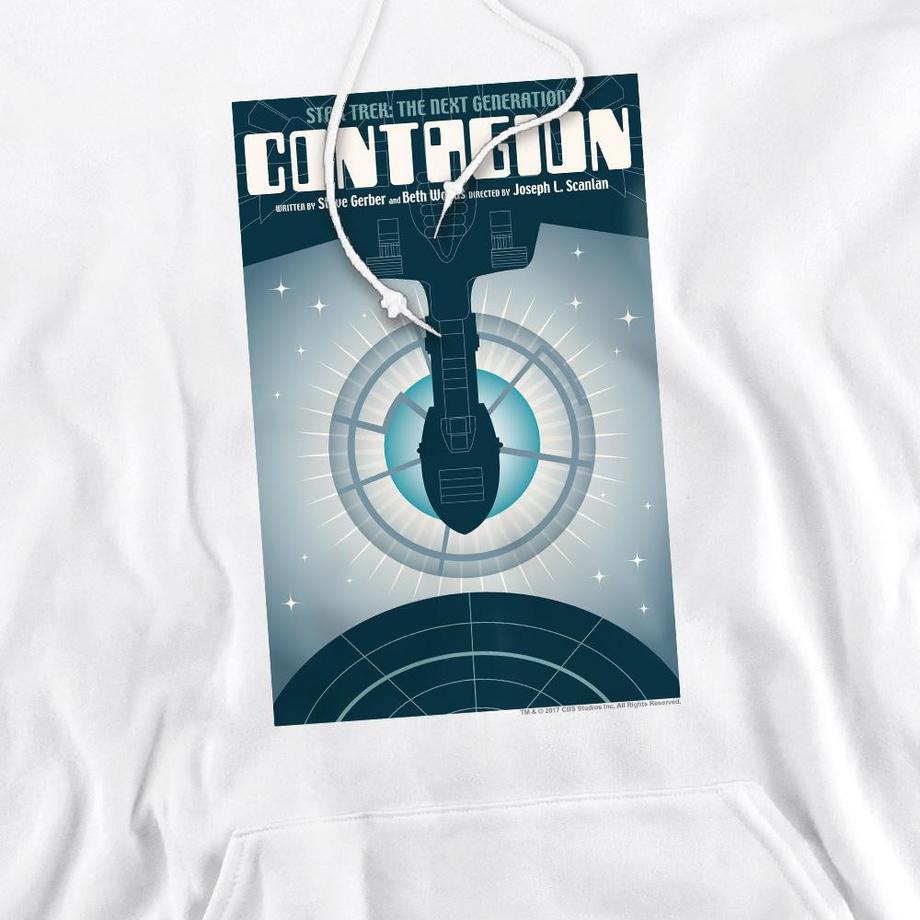 Star Trek The Next Generation Season 2 Episode 11 Felpa con cappuccio  