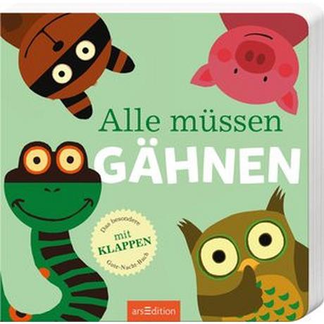 Alle müssen gähnen Bijsterbosch, Anita (Illustrationen); Höck, Maria (Übersetzung) Copertina rigida 