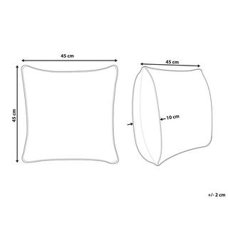 Beliani Dekokissen aus Baumwolle Klassisch ABIES  