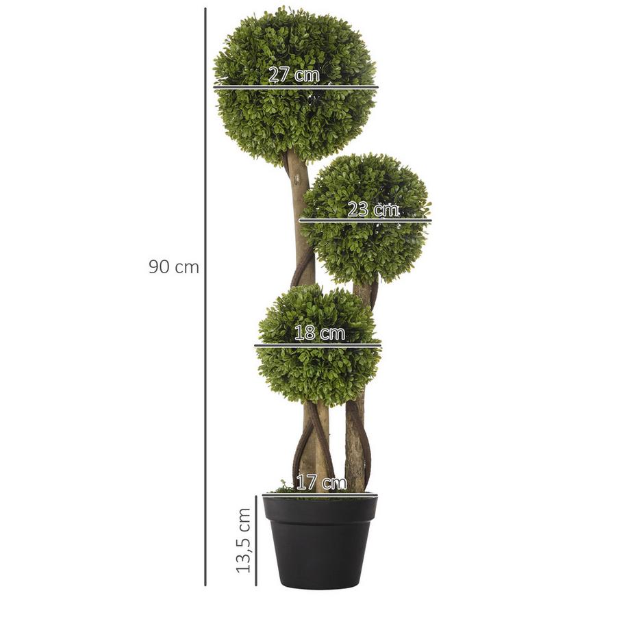 HOMCOM Plantes artificielles  