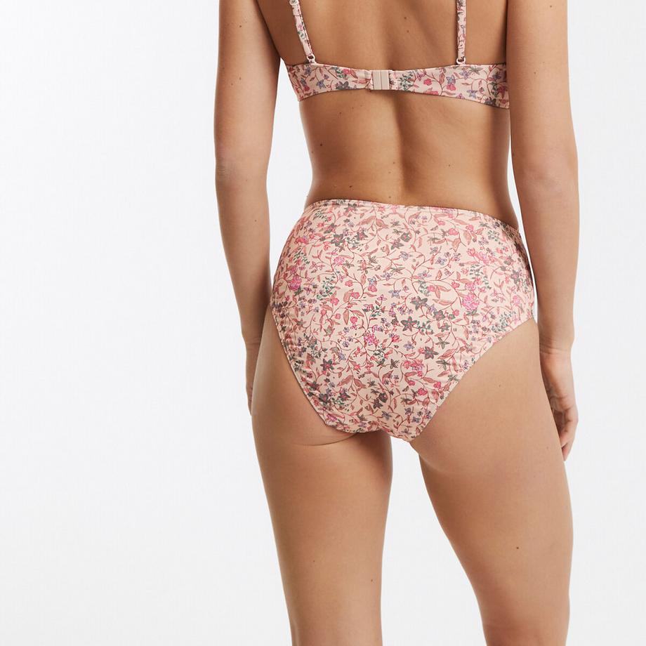 La Redoute Collections Slip Bikini Vita Alta Fantasia Floreale  