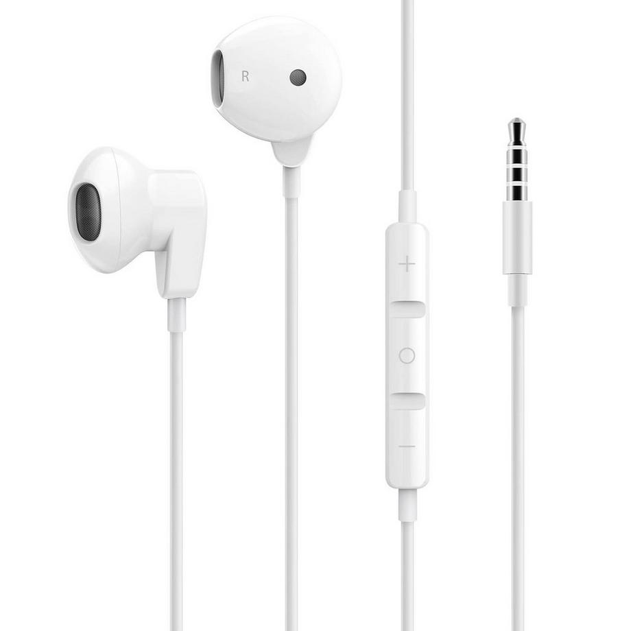 Écouteurs Filaires Jack 3.5mm Blanc LinQ