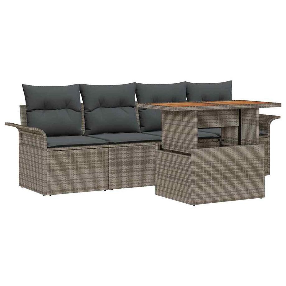 Ensemble de meubles d'extérieur poly rattan